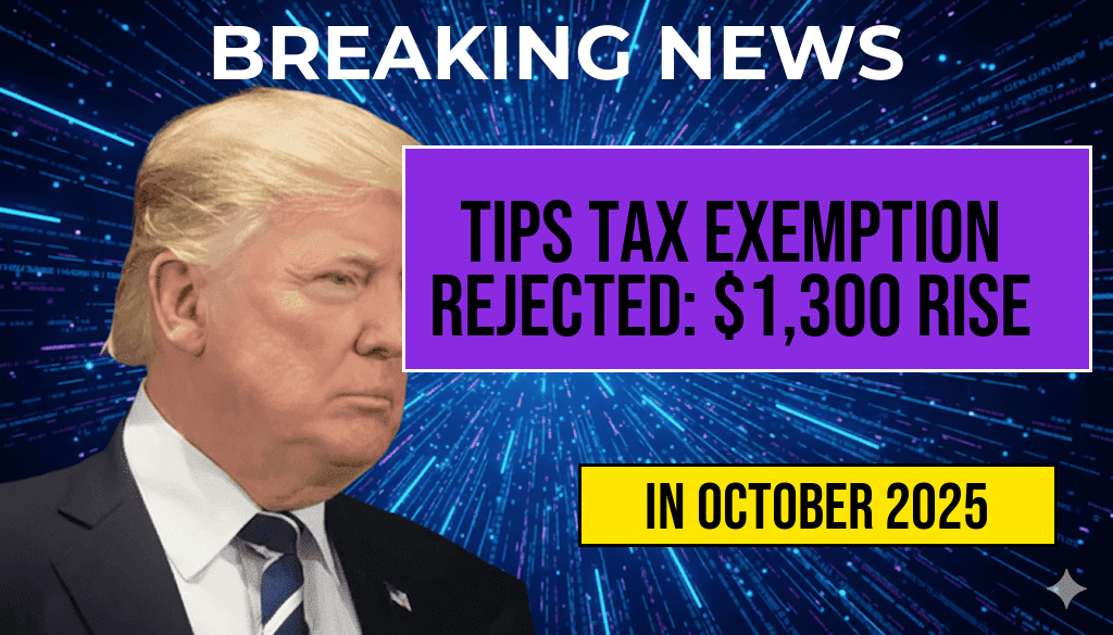 Tax Season Update: Proposed Tips Tax Exemption Rejected—Estimate Your Potential $1,300 Increase
